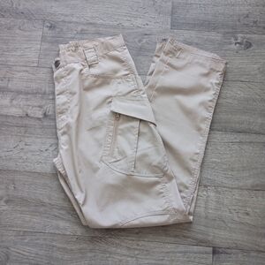 Women's Beige V2 Tactical Cargo Pants-M